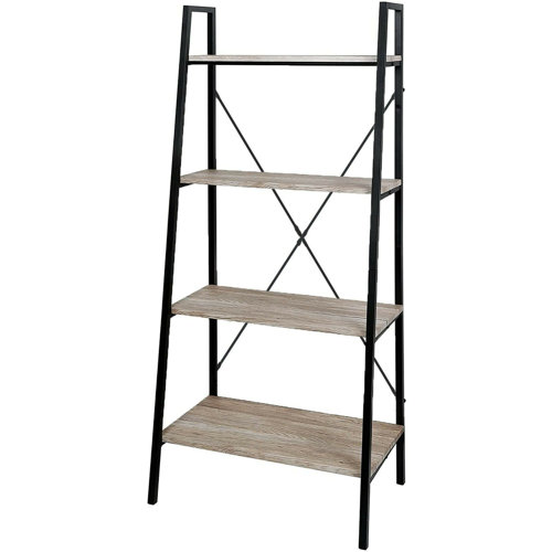 Williston Babs 148Cm H x 60Cm W Steel Ladder Bookcase & Reviews